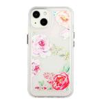 For iPhone 13 mini Flower Pattern Space Phone Case (7)