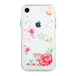 For iPhone XR Flower Pattern Space Phone Case(7)
