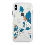For iPhone XS Max Flower Pattern Space Phone Case(9)