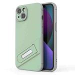 For iPhone 13 Invisible Holder TPU + PC Phone Case(Green)