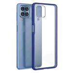 For Samsung Galaxy M53 Four-corner Shockproof TPU + PC Protective Phone Case(Blue)
