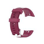 For Garmin Swim 2 Silicone Watch Band(Red Wine)