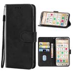 For Sharp Aquos Sense 6/SHG05/SH-54B/Sense 6S/SHG07 Leather Phone Case(Black)