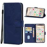For Sharp Aquos Sense 6/SHG05/SH-54B/Sense 6S/SHG07 Leather Phone Case(Blue)