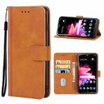 For TCL 30z T602DL Leather Phone Case(Brown)