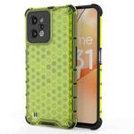 For OPPO Realme C31 4G Shockproof Honeycomb PC + TPU Protective Case(Green)