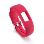For Garmin Vivofit 4 Gloss & Color Integrated Silicone Watch Band(Red)