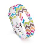 For Garmin Vivofit 4 Gloss & Color Integrated Silicone Watch Band(Ming Colorful)