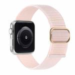 Nylon Watch Band For Apple Watch Ultra 49mm / Series 8&7 45mm / SE 2&6&SE&5&4 44mm / 3&2&1 42mm(Pearl Pink)