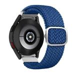 For Samsung Galaxy Watch4 40mm / 44mm Adjustable Woven Watch Band(Blue)