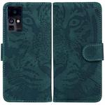 For Infinix Zero X Neo / X6810 Tiger Embossed Leather Phone Case(Green)