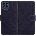 For Samsung Galaxy M33 5G 165.4mm Tiger Embossed Leather Phone Case(Black)