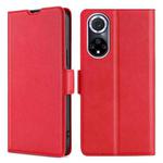 For Huawei nova 9 Ultra-thin Voltage Side Buckle Leather Phone Case(Red)