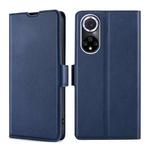 For Huawei nova 9 Ultra-thin Voltage Side Buckle Leather Phone Case(Blue)