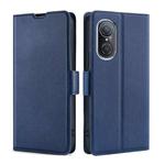 For Huawei Nova 9 SE 4G Ultra-thin Voltage Side Buckle Leather Phone Case(Blue)