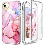 360 Full Body Painted Phone Case For iPhone SE 2022 / SE 2020 / 8 / 7(Marble L13)