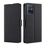 For vivo Y55 5G / Y75 5G / Y33S 5G / T1 5G Ultra-thin Voltage Side Buckle Leather Phone Case(Black)