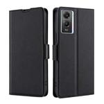 For vivo Y55S 5G Ultra-thin Voltage Side Buckle Leather Phone Case(Black)