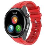 W10 1.3 inch Screen PPG & ECG Smart Health Watch, Support Heart Rate/Blood Pressure Monitoring, ECG Monitoring, Blood Oxygen/Body Temperature Monitoring(Black+Red)