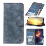 For Motorola Moto G52 Antelope Texture Magnetic Buckle Flip Leather Phone Case(Blue)