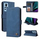For Infinix Note 11 Pro / 11S / X697 Skin Feel Life Tree Metal Button Leather Phone Case(Blue)