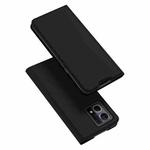 For OPPO Reno7 4G DUX DUCIS Skin Pro Series Flip Leather Phone Case(Black)
