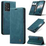 For Samsung Galaxy A73 5G CaseMe 013 Multifunctional Horizontal Flip Leather Phone Case(Blue)