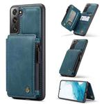 For Samsung Galaxy S22+ CaseMe C20 Multifunctional Leather Phone Case(Blue)
