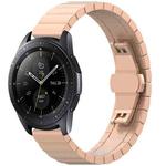 For Galaxy Watch 42mm Butterfly Buckle Stainless Steel Watch Band(Rose Gold)