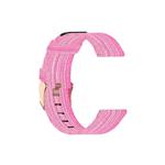 For Galaxy Watch 42mm Nylon Canvas Watch Band(Pink)