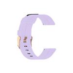 For Galaxy Watch 46mm Nylon Canvas Watch Band(Light Purple)