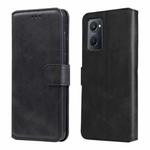 For OPPO Realme 9i / A36 / A76 / A96 4G Classic Calf Texture Flip Leather Case(Black)