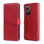 For OPPO Realme GT Neo3 Classic Calf Texture Flip Leather Case(Red)