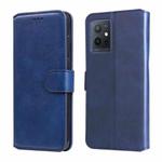 For vivo Y55 5G / Y75 5G / T1 5G Classic Calf Texture Flip Leather Case(Blue)