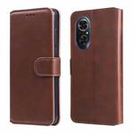 For Honor 50 SE / Huawei nova 9 SE Classic Calf Texture Flip Leather Case(Brown)