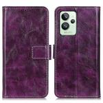 For OPPO Realme GT2 Pro Retro Crazy Horse Texture Leather Phone Case(Purple)