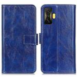 For Xiaomi Poco F4 GT 5G Retro Crazy Horse Texture Leather Phone Case(Blue)