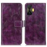 For Xiaomi Poco F4 GT 5G Retro Crazy Horse Texture Leather Phone Case(Purple)