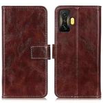 For Xiaomi Poco F4 GT 5G Retro Crazy Horse Texture Leather Phone Case(Brown)