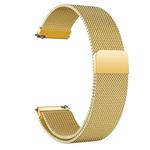 For Galaxy Watch Active Milanese Watch Band(Golden)