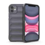 For iPhone 11 Magic Shield TPU + Flannel Phone Case (Dark Grey)