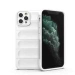 For iPhone 11 Pro Magic Shield TPU + Flannel Phone Case (White)