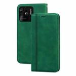 For Xiaomi Redmi 10C Frosted Business Magnetic Flip Leather Phone Case(Green)