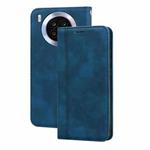 For Huawei nova 8i Frosted Business Magnetic Flip Leather Phone Case(Blue)