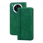 For Huawei nova 8i Frosted Business Magnetic Flip Leather Phone Case(Green)