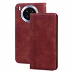 For Huawei nova 8i Frosted Business Magnetic Flip Leather Phone Case(Brown)