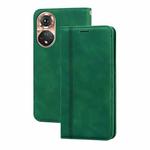 For Huawei nova 9 Frosted Business Magnetic Flip Leather Phone Case(Green)