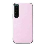 For Sony Xperia 1 IV Cowhide Texture PU Phone Case(Pink)