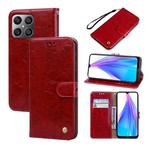 For Honor X8 / X30i Oil Wax Texture Leather Phone Case(Red)