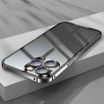 For iPhone 13 Pro Frosted Metal Phone Case (Black)